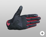 Black / Red (palm)